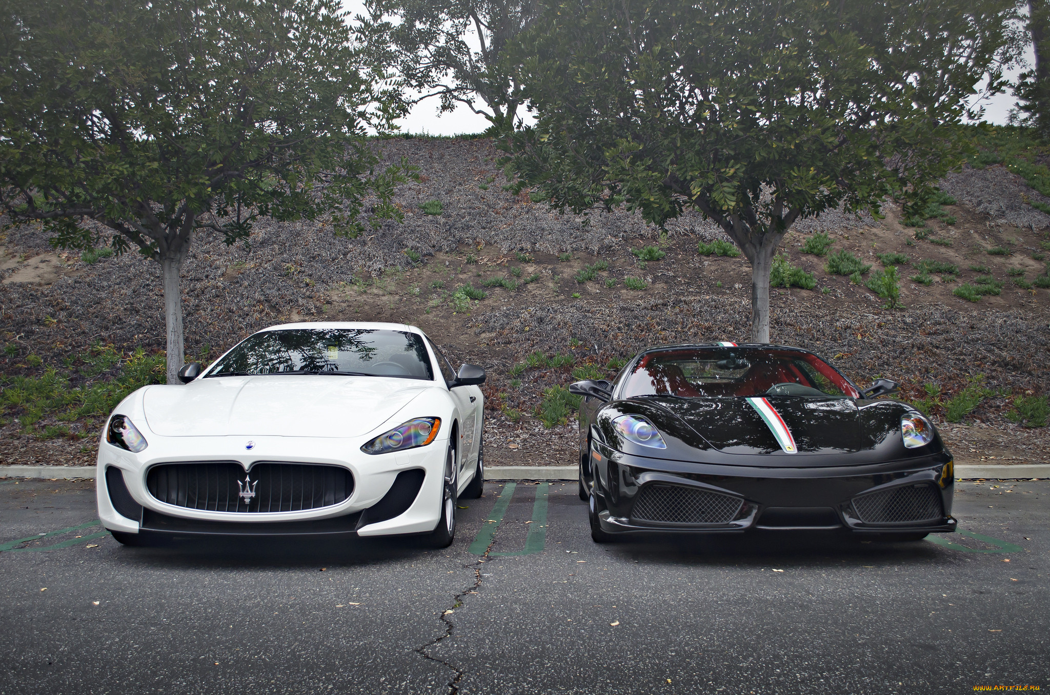 maserati granturismo mc & ferrari f430 scuderia, ,  , , 